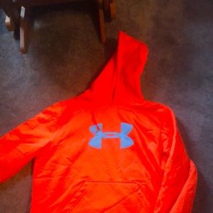 Under Armour  orange hoodie